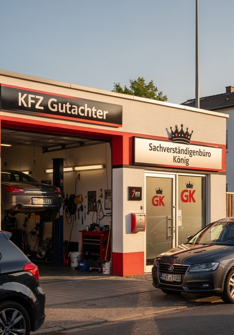 Außenansicht des Autoglas König Firmengebäudes in Raunheim- Bleichstr. 6